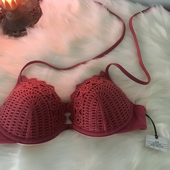 🎀 NWT shade & shore crotchet bikini top - Picture 5 of 6